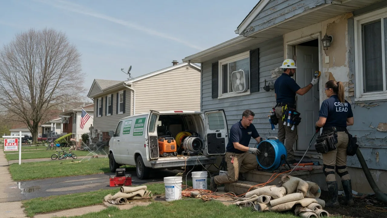 Flood Cleanup in Eaton, OH near me