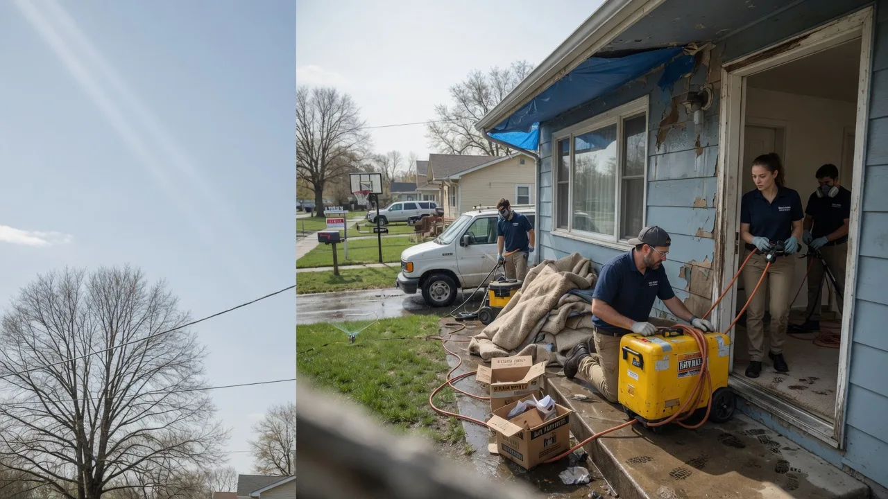 Basement Flood Cleanup in Eaton, OH near me